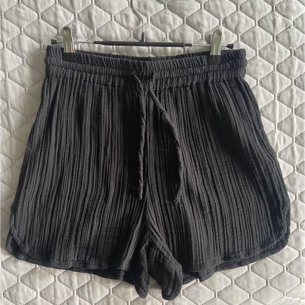 Ichi cotton gauze shorts